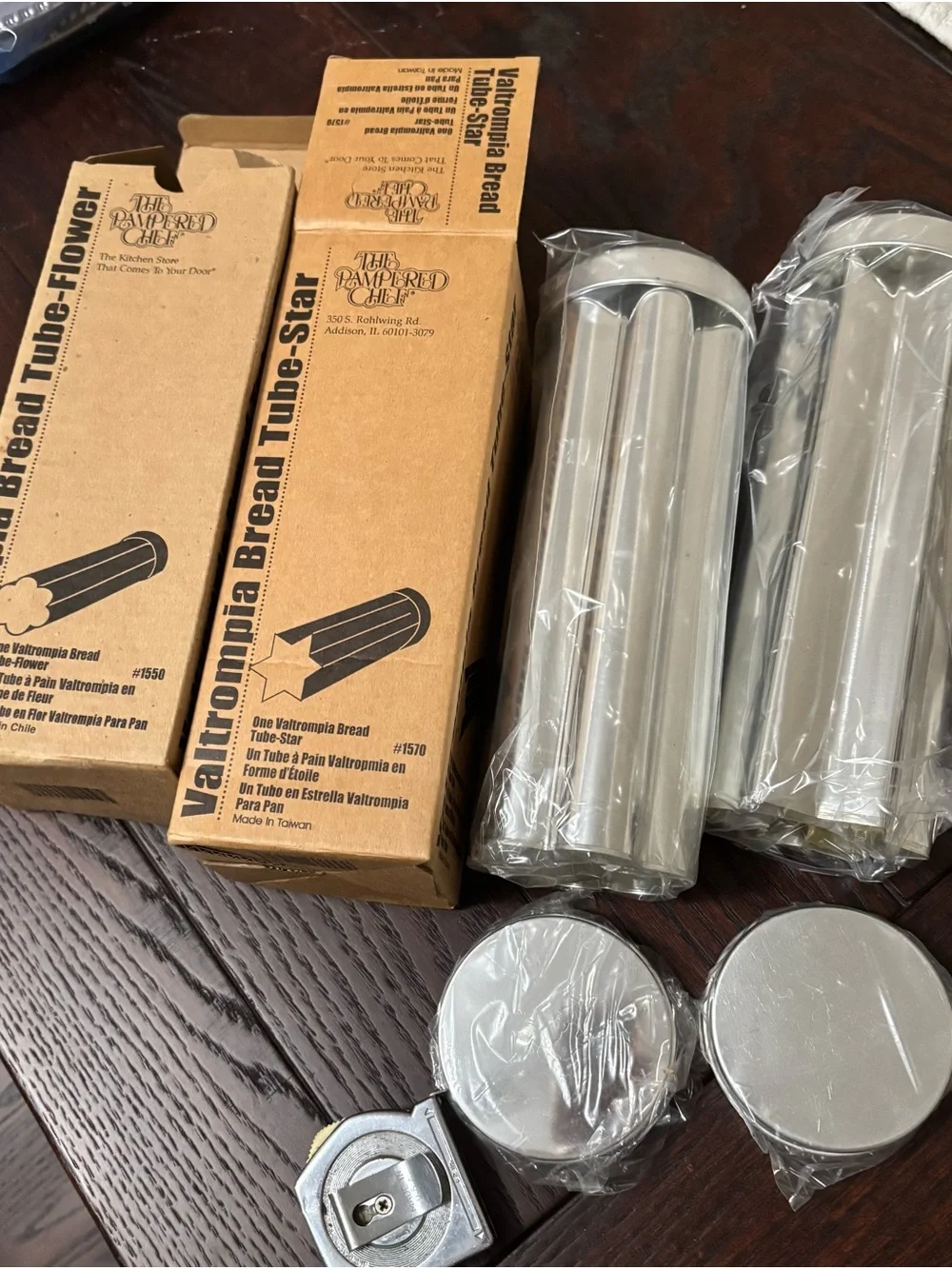The Pampered Chef Bread  Stainless Steel Set